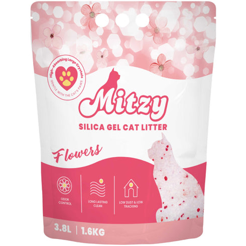Nisip pentru litiera cu miros floral Mitzy 3.8 L